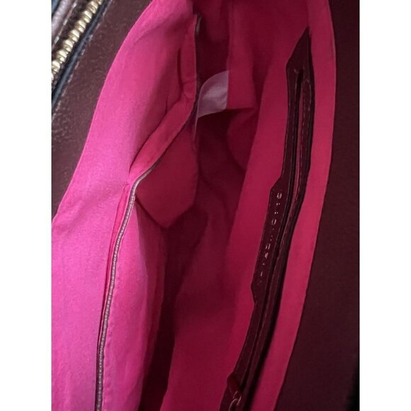 Isaac Mizrahi Live! Multi Pouch Signature Crossbody Cognac Monogram One Size - Picture 8 of 9